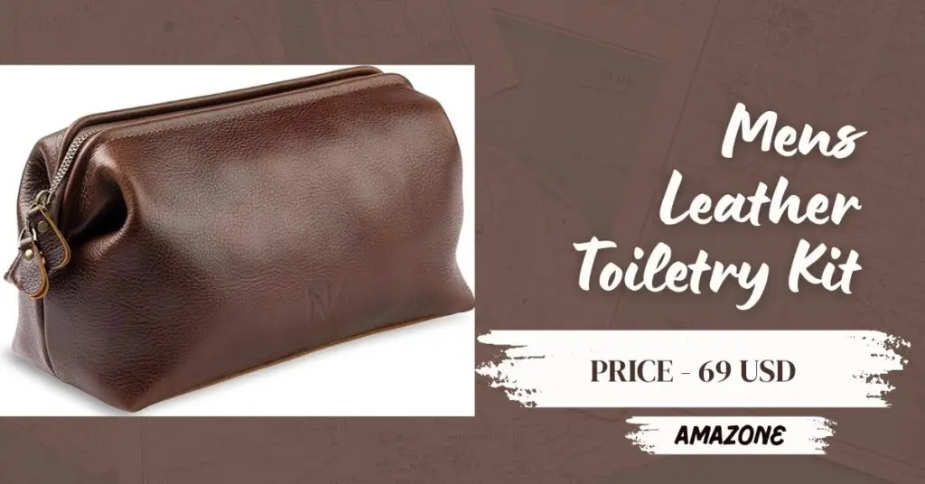 Men's Leather Toiletry Kit