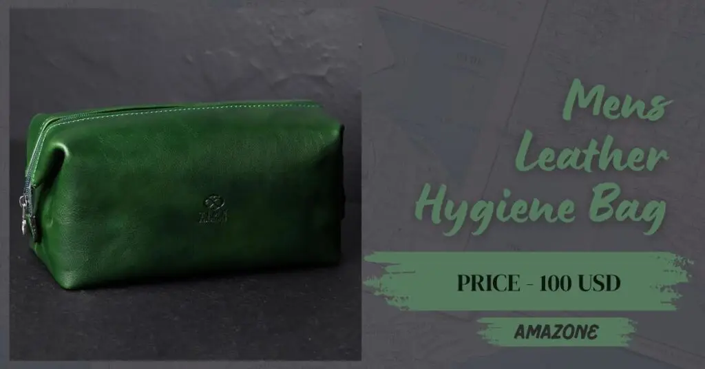 Men's Leather Hygiene Bag