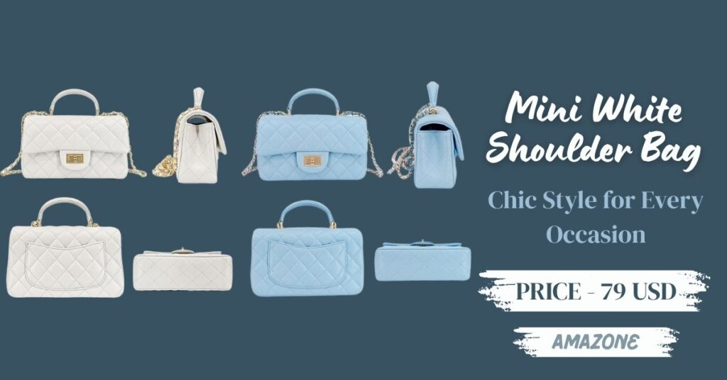 mini white shoulder bag